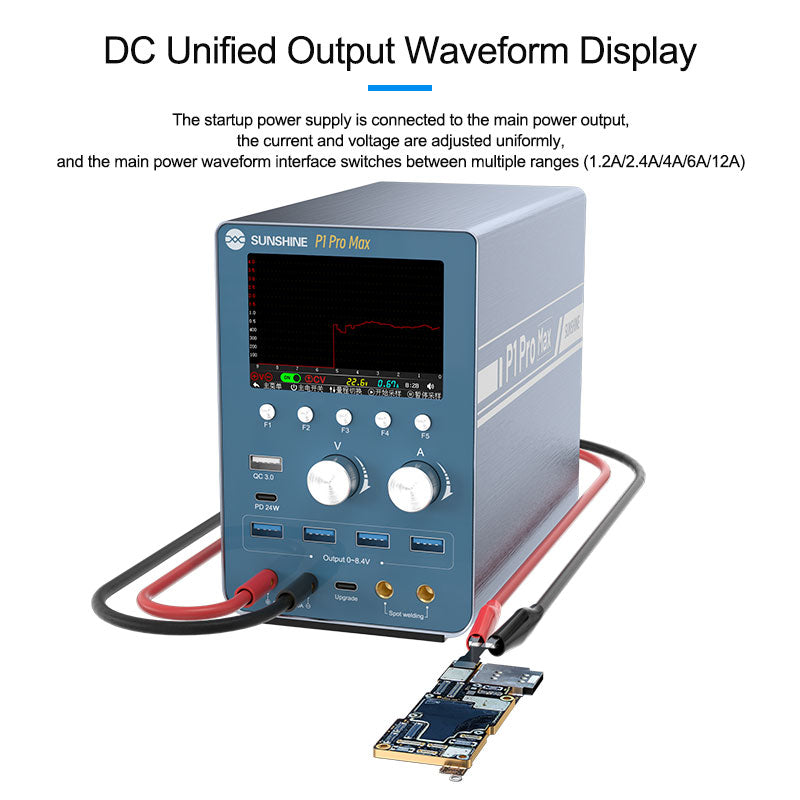 SUNSHINE P1 Pro Max Intelligent Regulated Power Supply Current Voltage Regulation Power Meter SUNSHINE P1 Pro Max Intelligent Regulated Power Supply Current Voltage Regulation Power Meter